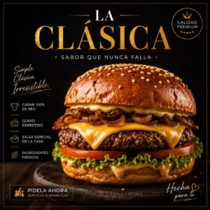 La Clasica - "la Quesuda", "La Ranchera", "La Especial", "La Gourmet"