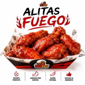 Alitas fuego